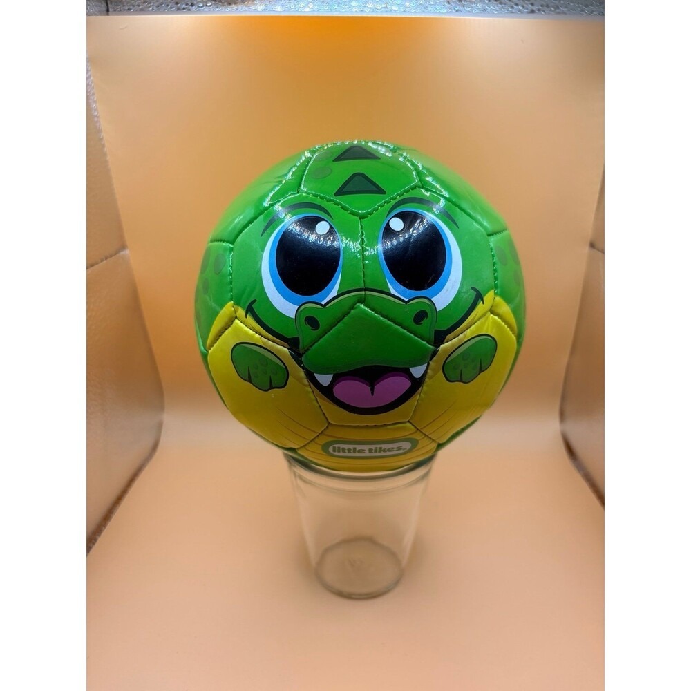 New Little Tikes Mini Soccer Ball Animal Pal Green Crocodile Kids